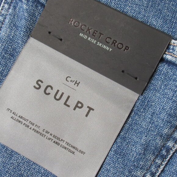 NWT Citizens of Humanity Rocket Crop in Story Mid Rise Stretch Skinny Jeans 33 - Picture 8 of 9